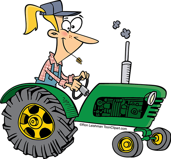 Tractor Cartoon (568x527)