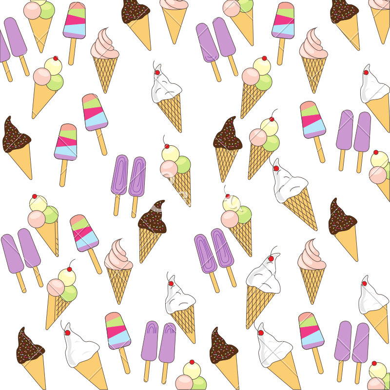 Ice Cream Background - Gelato (800x800)