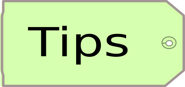 Tips Clipart (600x282)