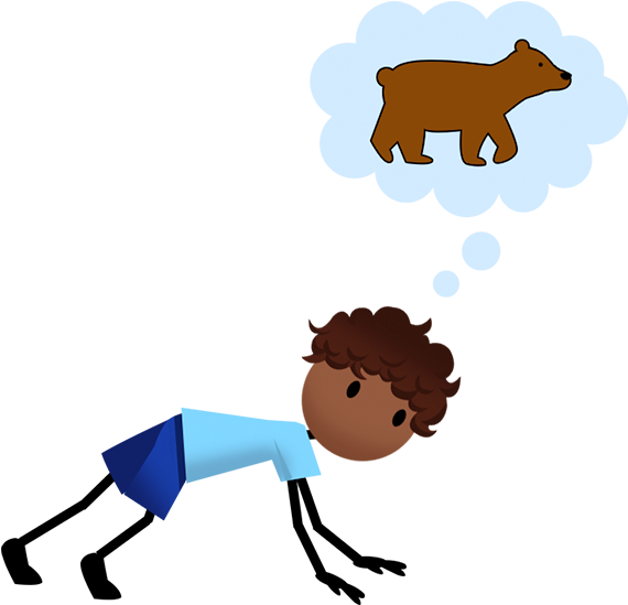 Bear Crawl - Bear Crawl Clip Art (880x560)