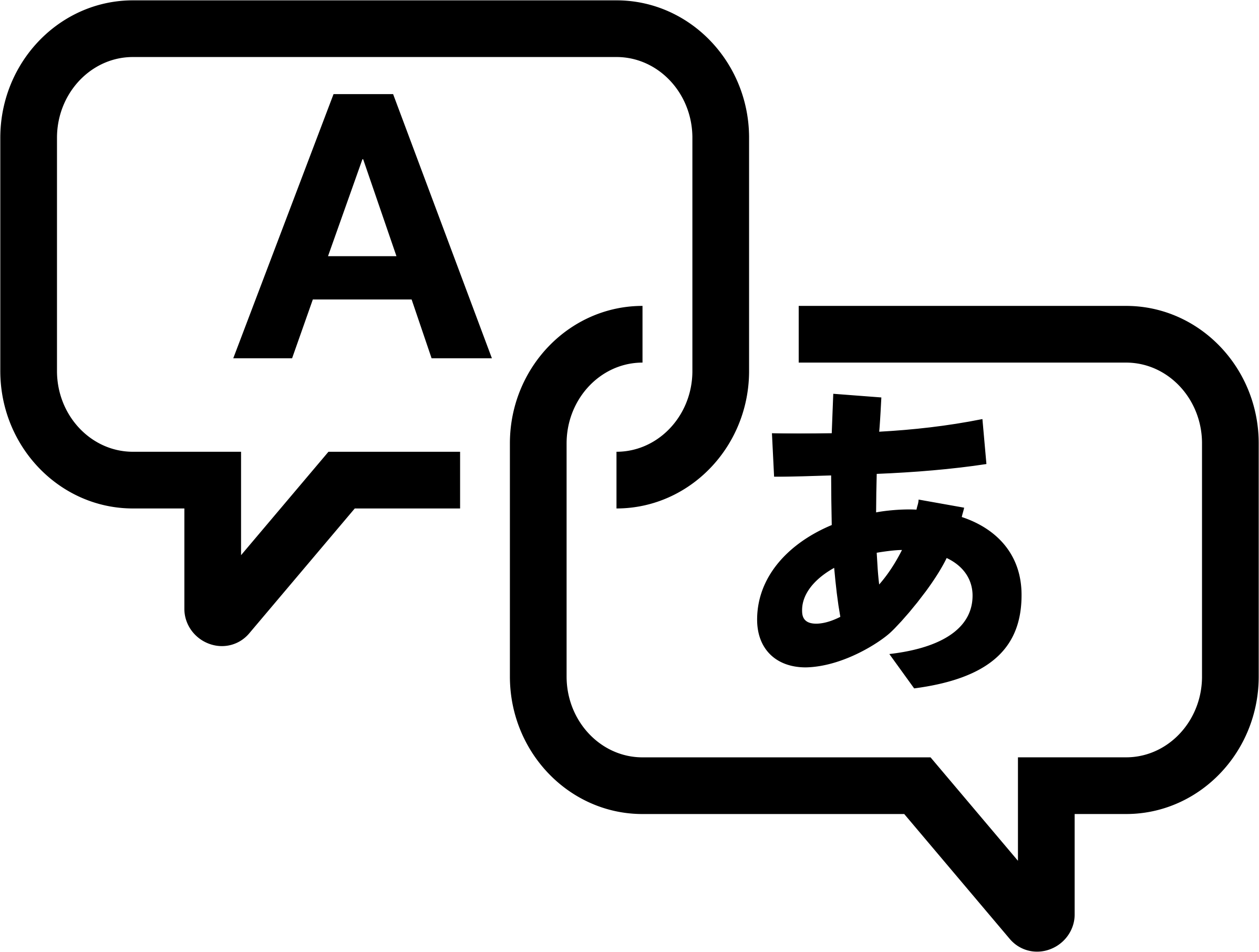 Icon - Translation Service (2396x1812)