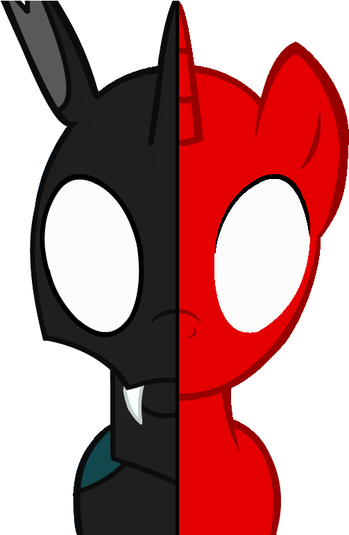 Two Personality Face1 - Cartoon (612x770)
