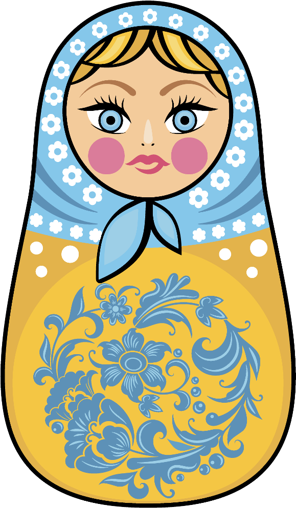 Matrioska - Матрешка На Прозрачном Фоне (589x1024)