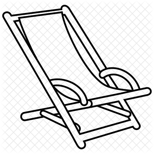 Deck Icon - Deckchair (512x512)