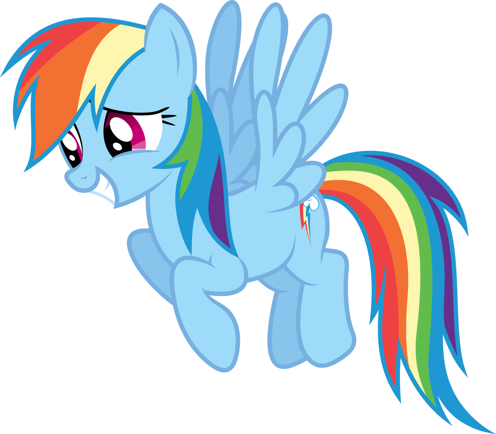 Mlp Fim Rainbow Dash (1600x1400)