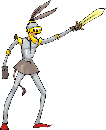 Png - - Donkey Warrior (351x432)