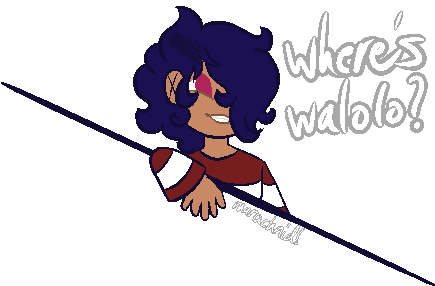Wheres Walolo By Murachnid - Drawing (474x320)