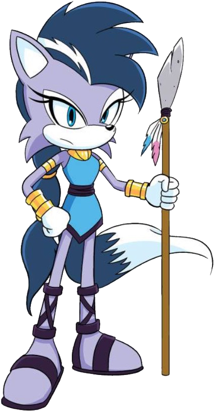 Warrior Wolf - Lupe The Wolf Sonic (451x843)