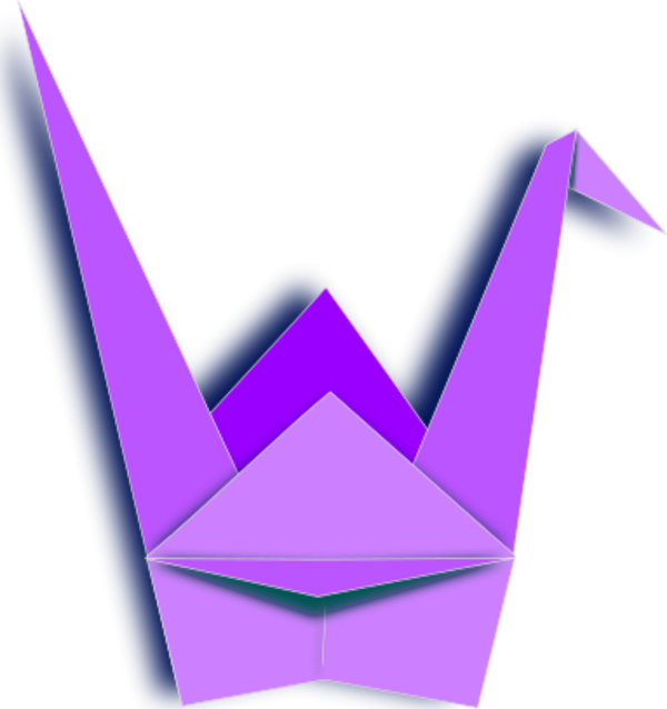 Paper Crane Vector Clip Art - Paper (600x638)