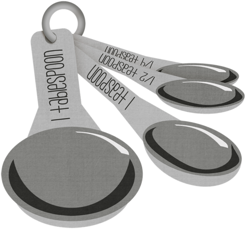 Lmurphy Sugarandspice Baking Spoons - Keychain (500x465)