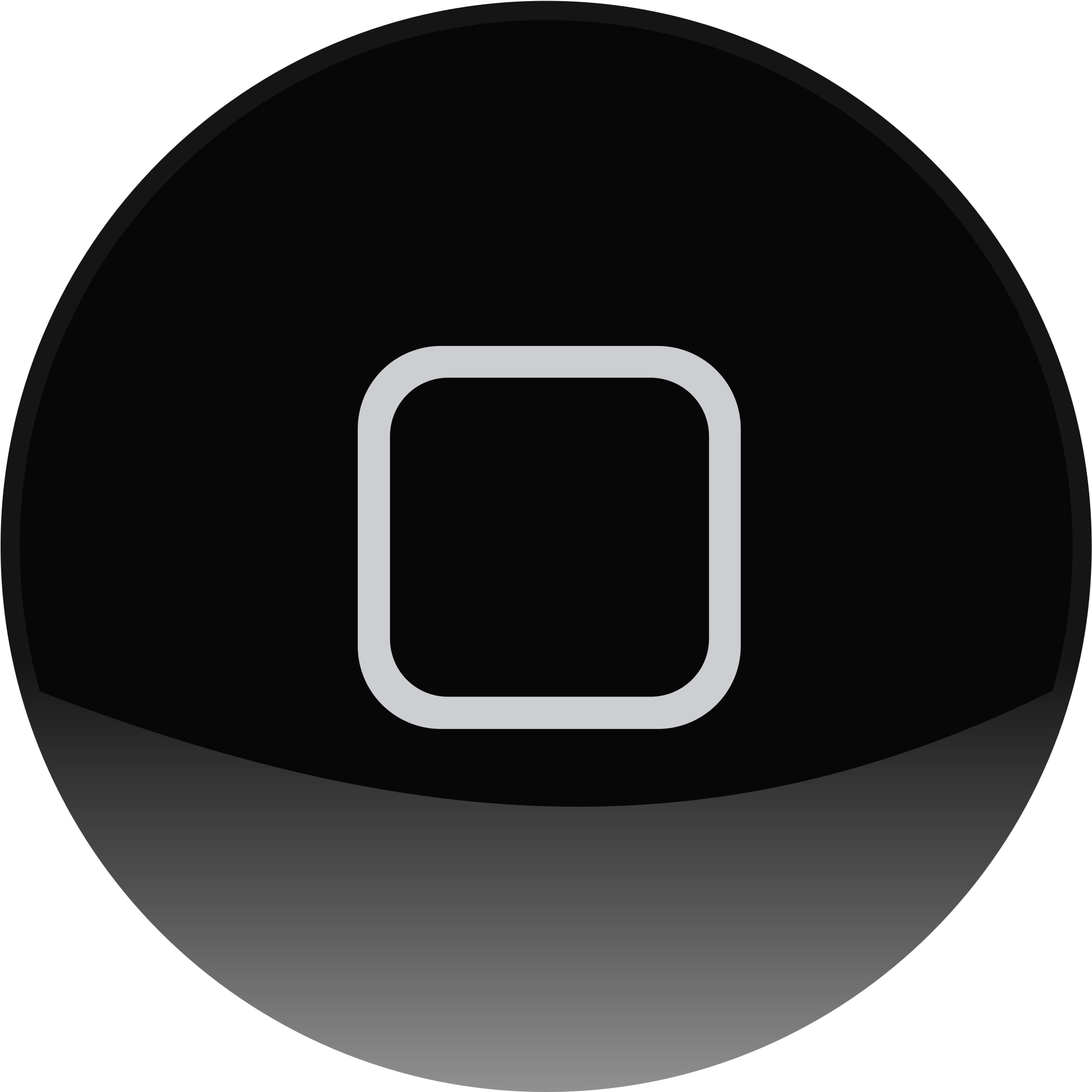 Black Buttons Clipart - Iphone (2400x2400)