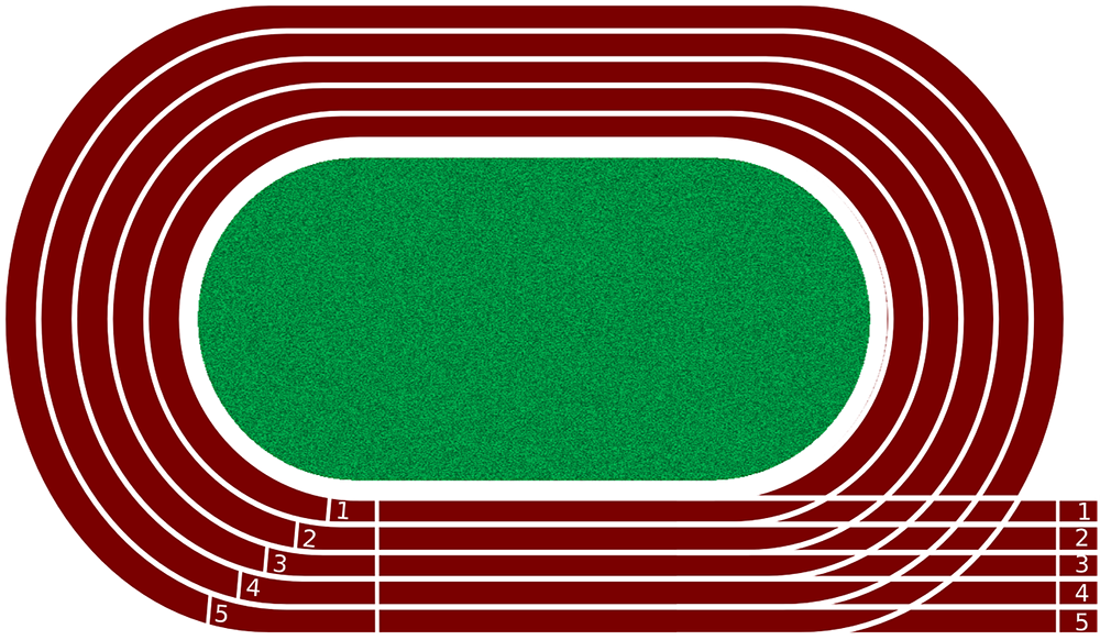 Running Track For Calculus In Sports - 600 Yard Run Walk (1000x582)