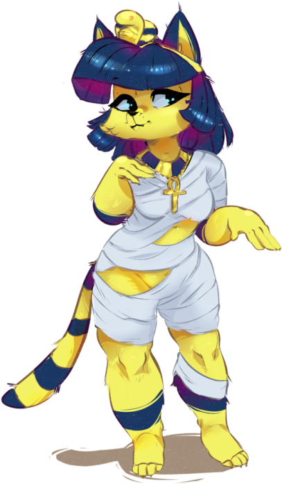 Schmol Ankha Quick - Cartoon (500x709)