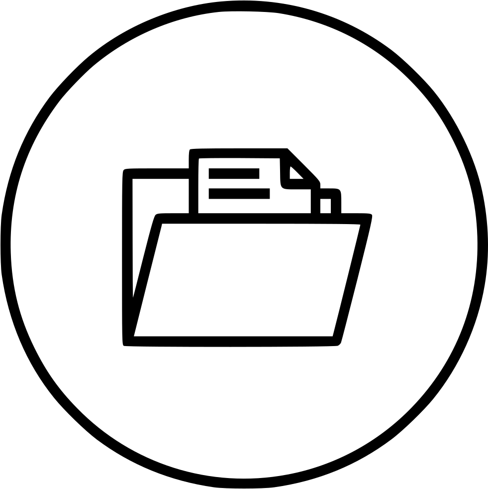 File Folder Data Document Study Paper Explorer Comments - White File Explorer Icon (981x982)