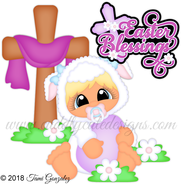 Easter Baby Lamb - Easter (600x600)