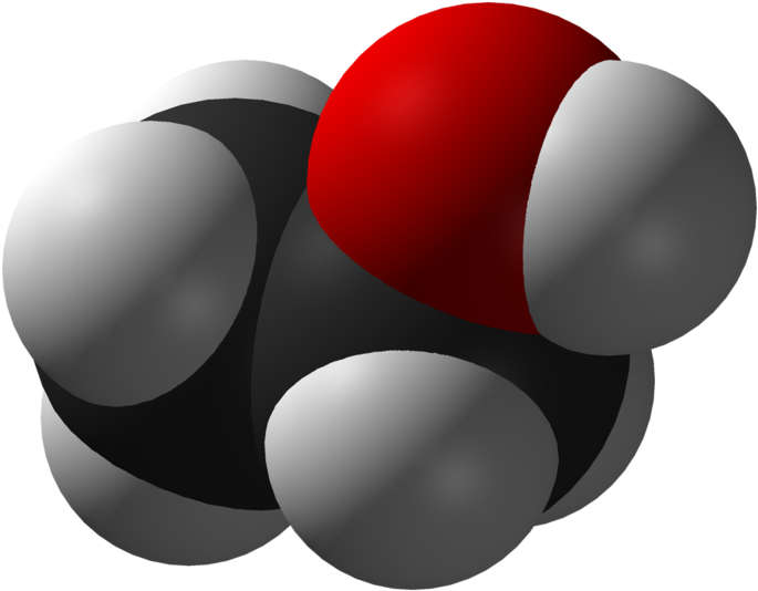 Ethanol - Ethanol Space Filling Model (768x614)
