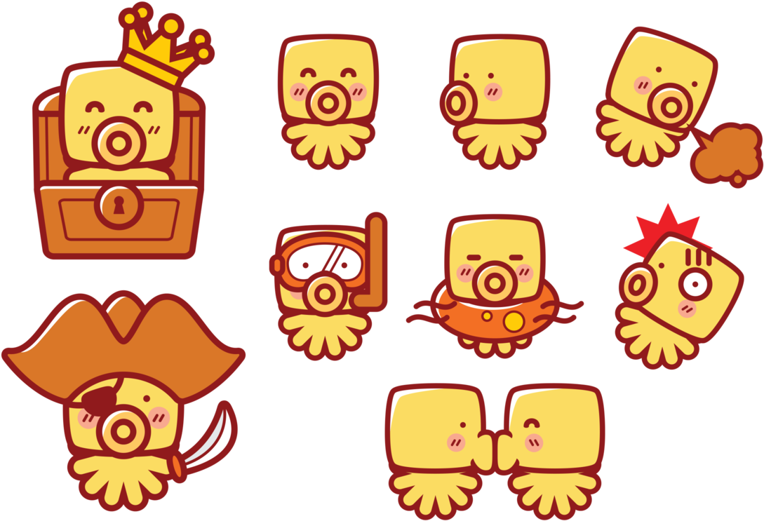 Cartoon Octopus Vector - Cartoon Octopus Vector (1136x936)