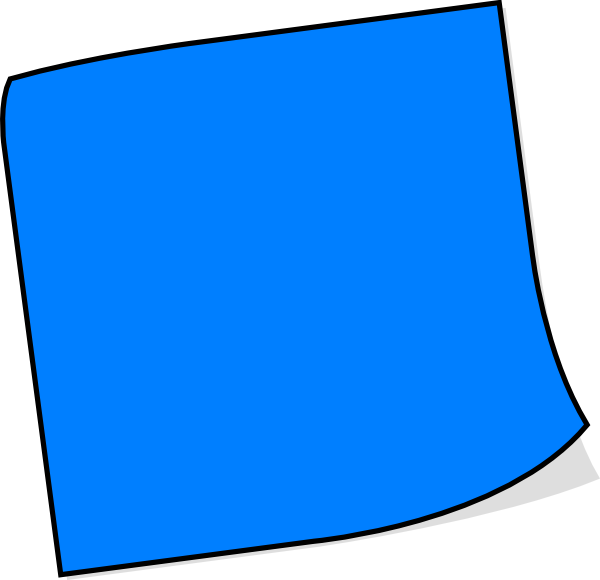 Blue Post It Notes (600x580)
