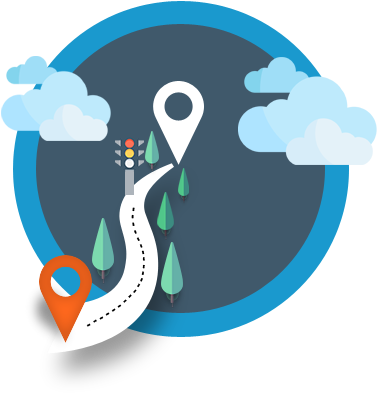 Our Route - Illustration (392x392)