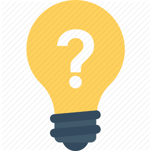 Bulb, Idea, Light Bulb, Question Mark, Thinking Icon - Light Bulb Question Mark (512x512)