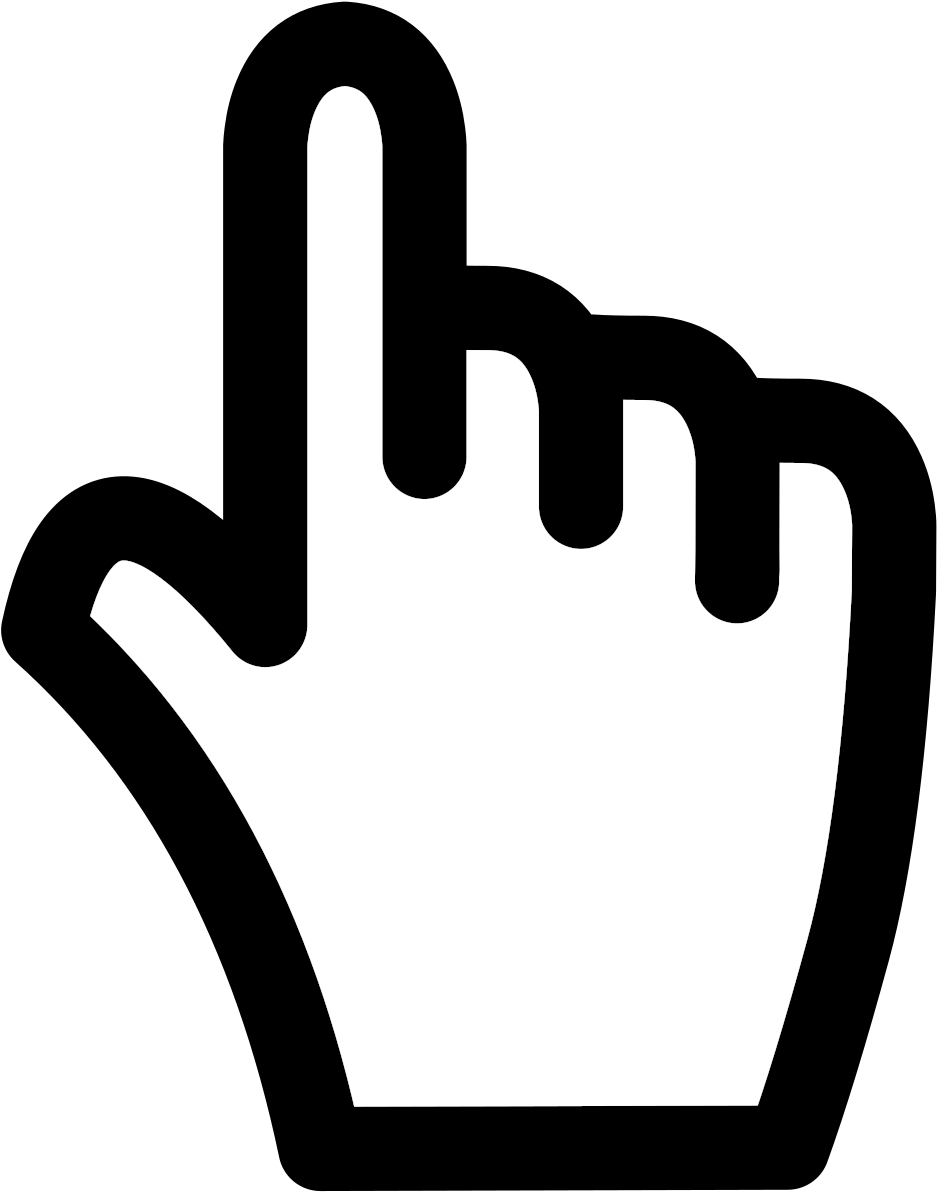 Pointing Hand Cursor Vector - Scalable Vector Graphics (2000x1455)