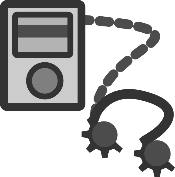 Mp3 Clip Art (600x600)