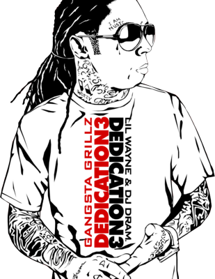 Psd Detail - - Lil Wayne Dedication 3 (309x400)