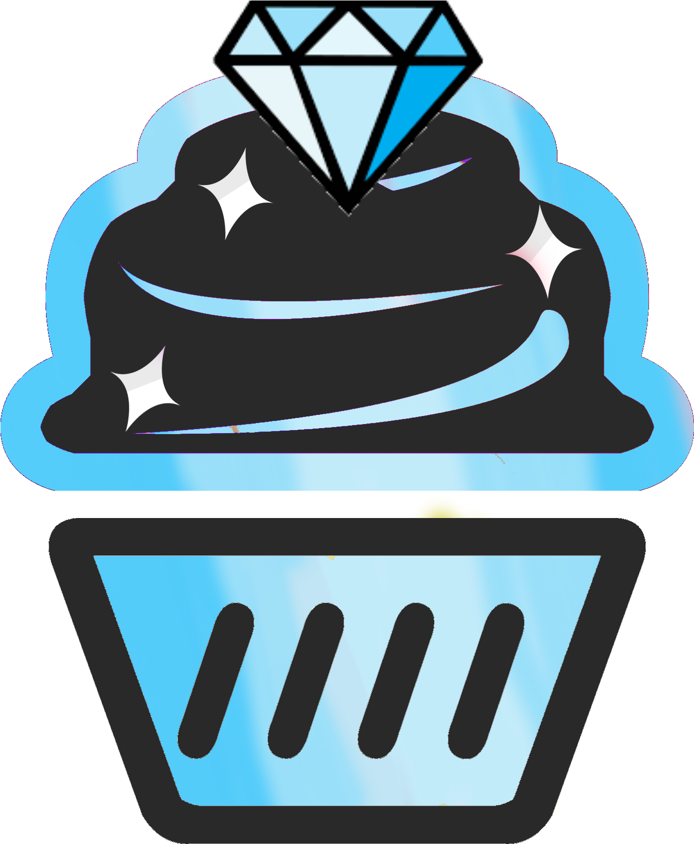 Diamond Cupcake - Diamond Cupcake (1670x1670)