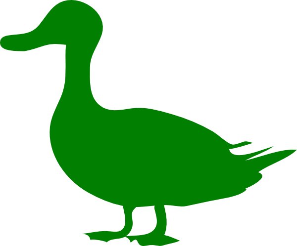 Duck Silhouette (600x498)