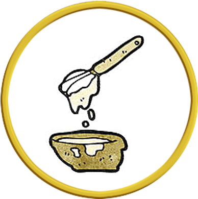 Cake Batter - Cartoon (400x400)