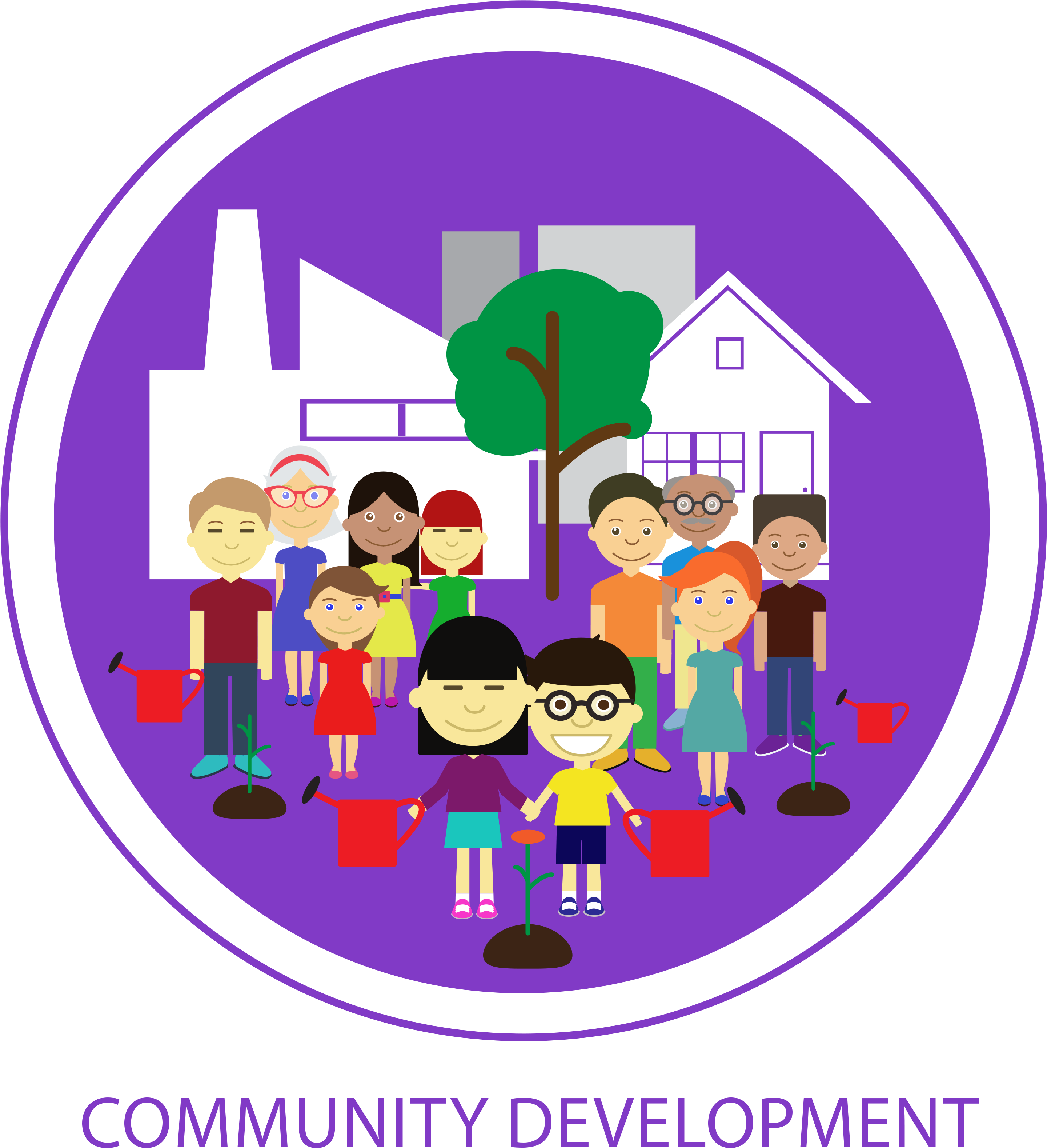 Community Development - Cartoon (2895x3248)