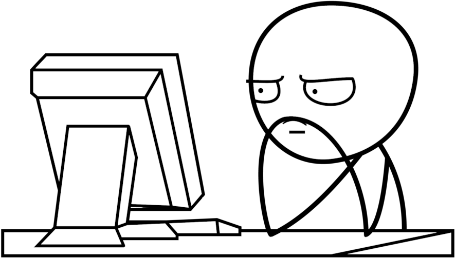 Decision Making In Online Poker - Meme Computer Guy (900x523)
