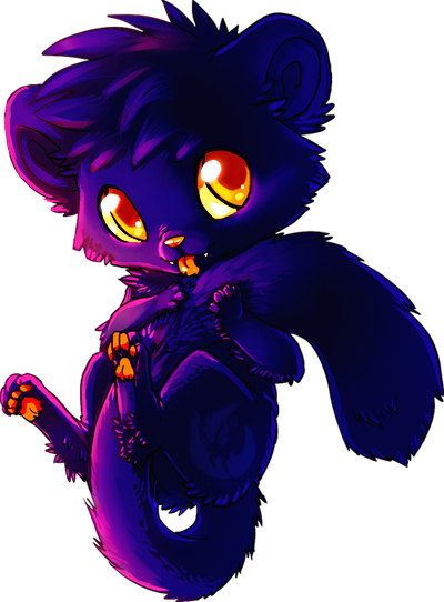 Panther - Cartoon (400x542)