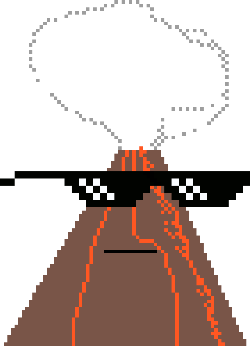 Mlg Volcano - Illustration (1200x1200)