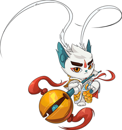 Lil'pai - Beijing Opera Cats (400x428)
