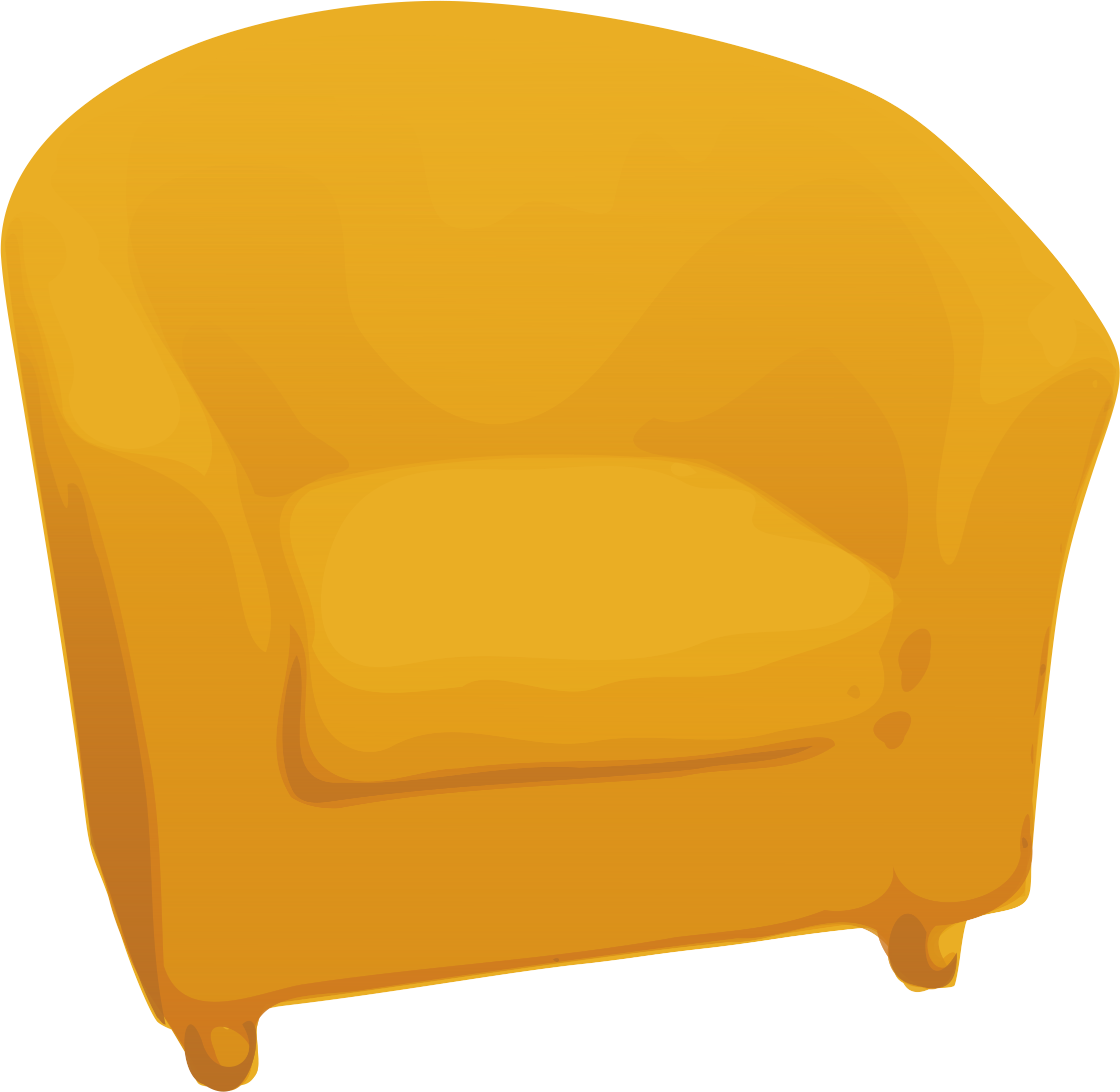 Sofa - Clip Art (2400x3250)