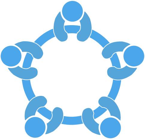 Interactive Roundtable Discussions - Round Table Meeting Icon (484x464)