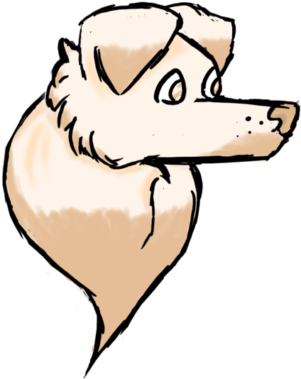 A Dog By Fluffywooolf - Cartoon (1024x768)