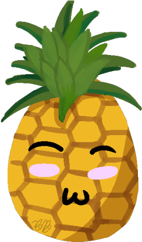 Nerdwaifuu - Pineapple (500x503)