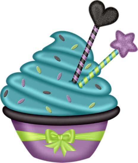 Cup Cakes Clip Art (465x550)