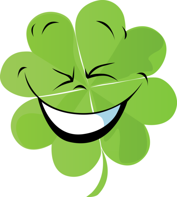 Patrick's Day Clover Cluster - Clip Art (600x669)