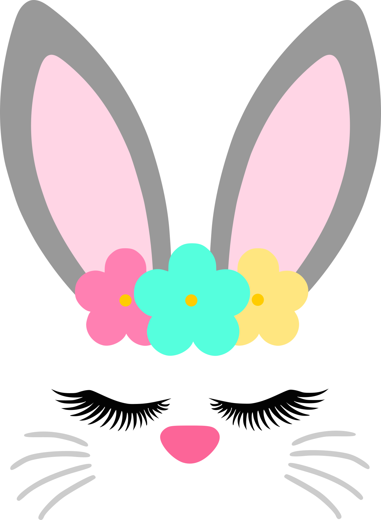 Bunny Face-kids - Child (1270x1734)