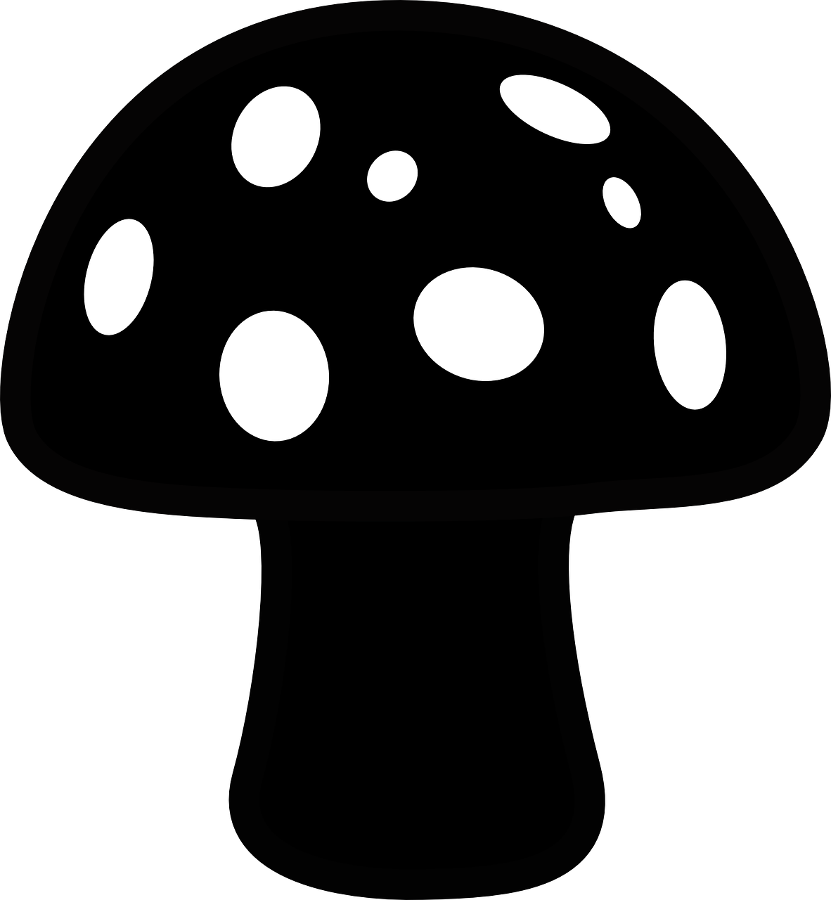 Mushroom Silhouette (1182x1280)