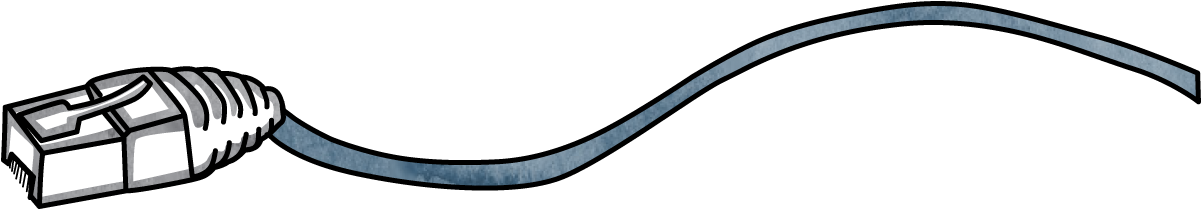 Cable - Ethernet Cable Clipart (1202x210)