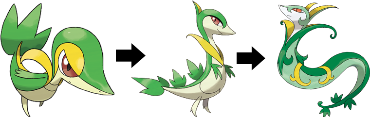 Unova Pokedex Snivy - Evolution Oshawott (780x240)