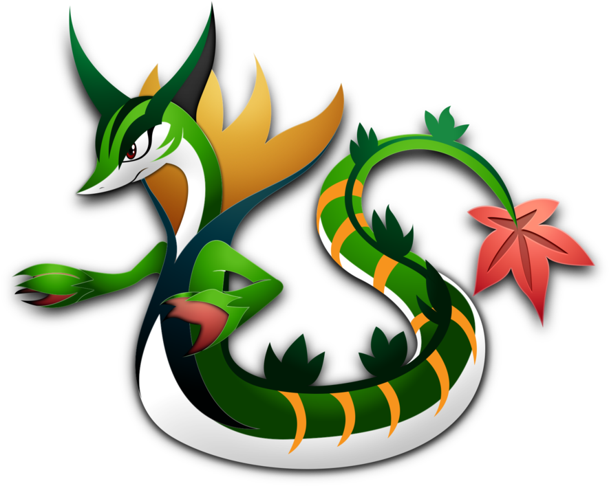 Mega Serperior By Darkheroic-d - Pokemon Serperior Mega Evolution (1024x766)