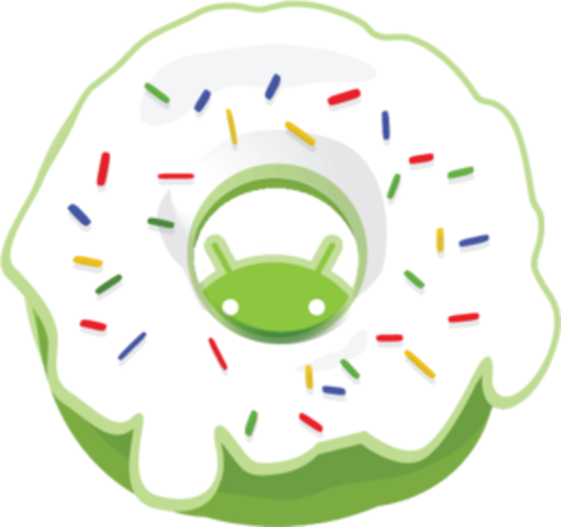 Android 1 - 6 Donut - Android 1.6 Donut Png (511x480)