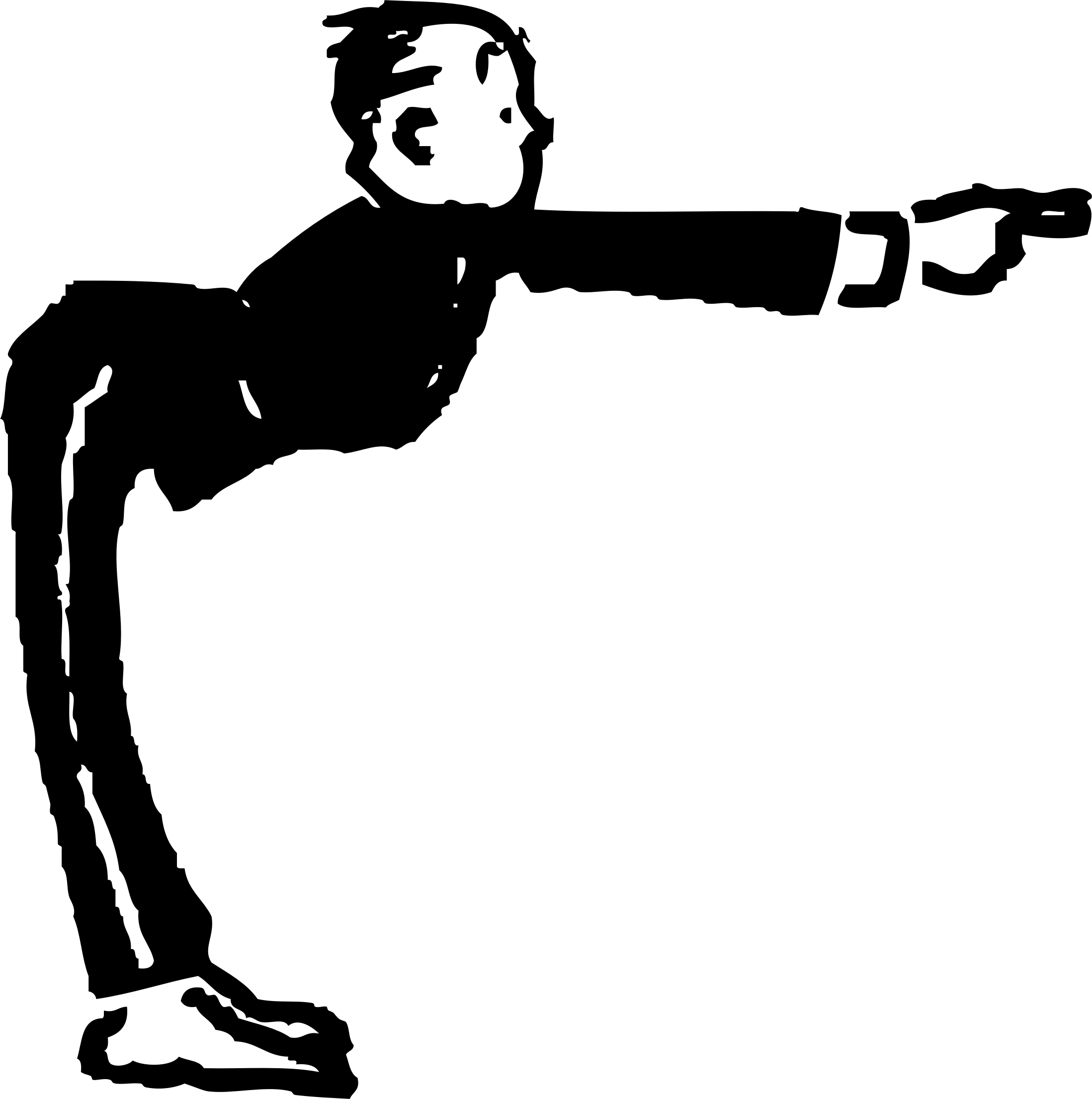 Butler Clipart (2197x2211)