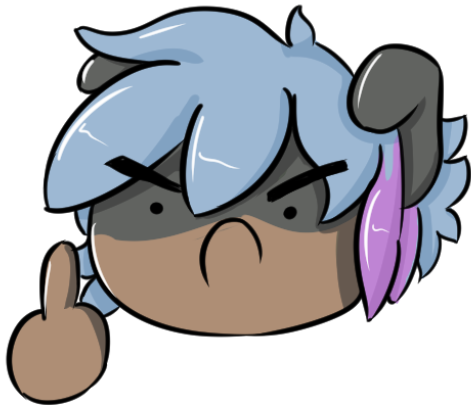Angry Sphinx Sticker - Cartoon (512x436)