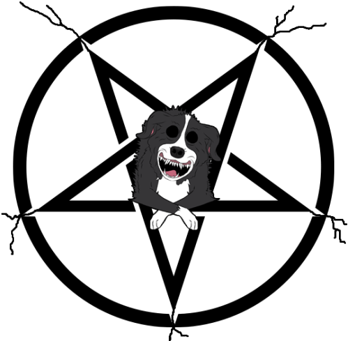 #mr Pickles #satan #огурчик #пентограмма - Baphomet Symbol Start (500x500)